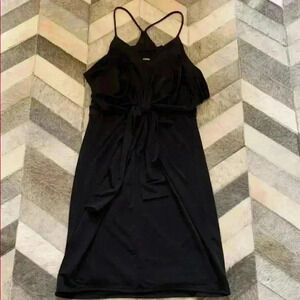 Express Little Black Crossback Dress--Size Small